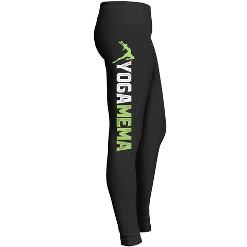 Yoga Mema Fitness Workout Leggings For Awesome Girls Mom Mommy Lady Women Wife Grandmother Fitted Leggings
