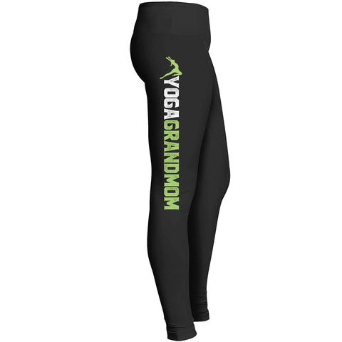 Yoga Grandmom Fitness Workout Leggings For Awesome Girls Mom Mommy Lady Women Wife Grandmother Leggings