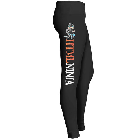 Html Ninja Leggings For Web Developer It Engineer Programmer Girls Mom Mommy Lady Women Wife Grandma Leggings