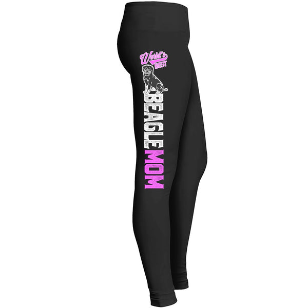 Worlds Best Beagle Dog Mom Leggings Fit For Indoor Outdoor Workout Yoga Tights Pant For Mom Leggings