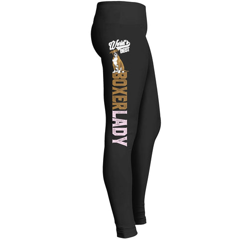 Worlds Best Boxer Dog Mom Leggings Fit For Indoor Outdoor Workout Yoga Suitable Tights Pant For Mom Leggings