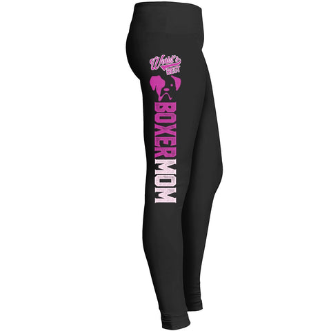 Worlds Best Boxer Dog Mom Leggings Fit For Indoor Outdoor Workout Yoga Suitable Tights Pant For Mom Leggings