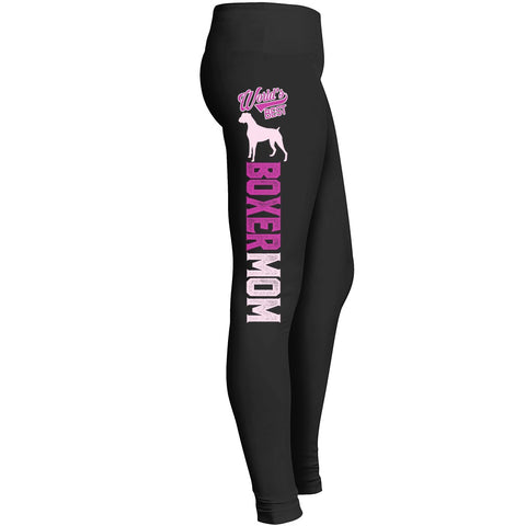 Worlds Best Boxer Dog Mom Leggings Fit For Indoor Outdoor Workout Yoga Suitable Tights Pant For Mom Leggings