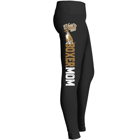 Worlds Best Boxer Dog Mom Leggings Fit For Indoor Outdoor Workout Yoga Suitable Tights Pant For Mom Leggings