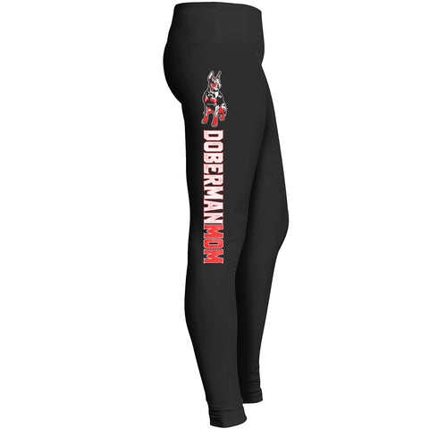 Doberman Mom Leggings Fit For Indoor Outdoor Workout Yoga Suitable Tights Pants Mom Lady Girl Women Leggings