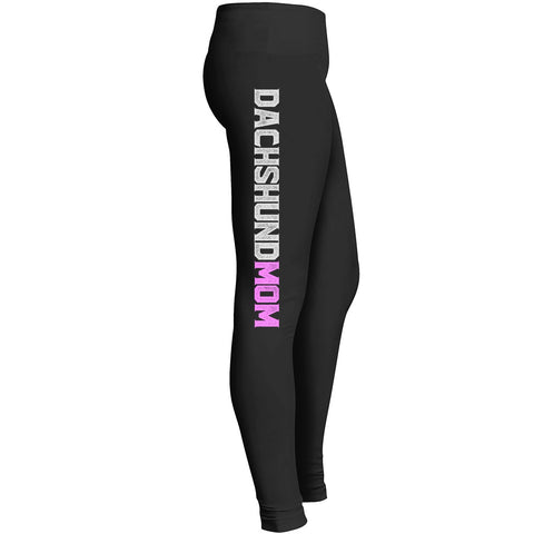 Dachshund Mom Leggings Fit For Indoor Outdoor Workout Yoga Suitable Tights Pants Mom Lady Girl Women Leggings