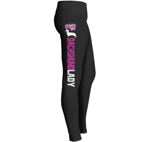 Dachshund Mom Leggings Fit For Indoor Outdoor Workout Yoga Suitable Tights Pants Mom Lady Girl Women Leggings