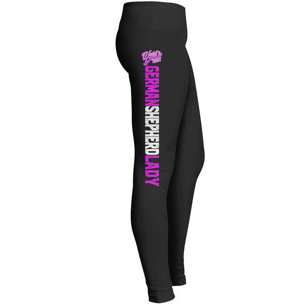 German Shepherd Lady Leggings Fit For Indoor Outdoor Workout Yoga Suitable Tights Pants Mom Lady Leggings