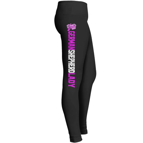 German Shepherd Lady Leggings Fit For Indoor Outdoor Workout Yoga Suitable Tights Pants Mom Lady Leggings