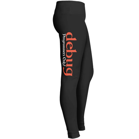 Debug Programmer Leggings Fit For Awesome Coder Coding Lover Girls Indoor Outdoor Workout Yoga Leggings