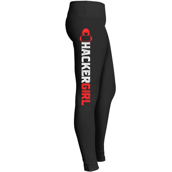 Hacker Geek Leggings Fit For Awesome Coder Coding Lover Girls Indoor Outdoor Workout Yoga Leggings