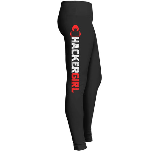 Hacker Geek Leggings Fit For Awesome Coder Coding Lover Girls Indoor Outdoor Workout Yoga Leggings
