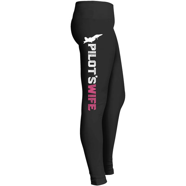 Pilots Wife Leggings Fit For Awesomegirls Indoor Outdoor Workout Yoga Suitable Tights Pants Mom Leggings