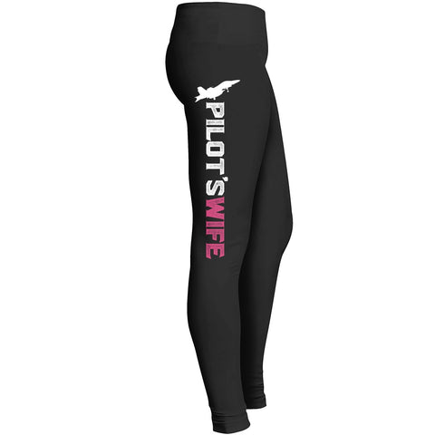 Pilots Wife Leggings Fit For Awesomegirls Indoor Outdoor Workout Yoga Suitable Tights Pants Mom Leggings