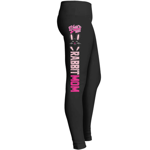 Rabbit Mom Leggings Bunny Mummy Fit For Awesome Pet Dog Doggy Lover Girls Indoor Outdoor Workout Leggings