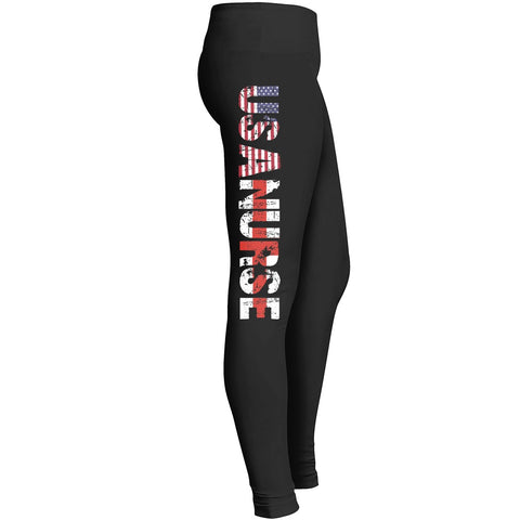 Nurse Leggings Fit For Indoor Outdoor Workout Yoga Tights Pants Shorts Mom Lady Women Wife Auntie Leggings