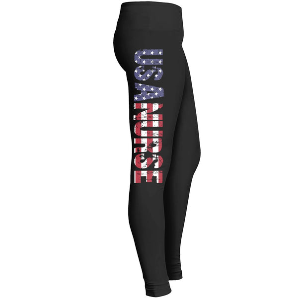 Nurse Leggings Fit For Indoor Outdoor Workout Yoga Tights Pants Shorts Mom Lady Women Wife Auntie Leggings