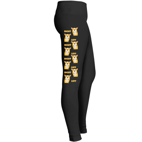 Corgi Legging Left Right Leggings