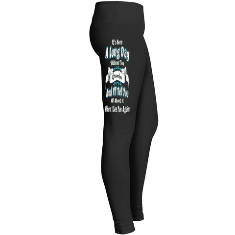 A Long Day Without You Grandpa Leggings