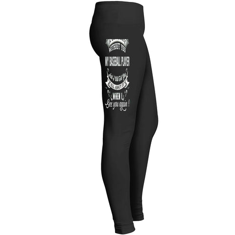 A Long Day Without You Mybaseball Play Leggings