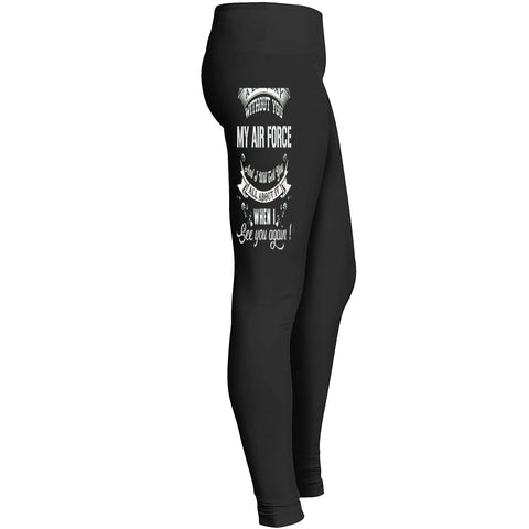 A Long Day Without You My Air Force Leggings