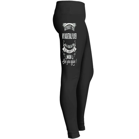 A Long Day Without You My Basketball Pla Leggings