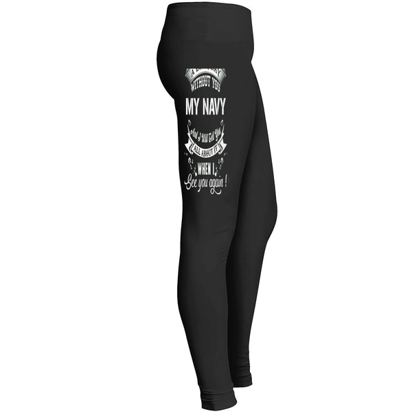 A Long Day Without You My Navy Leggings