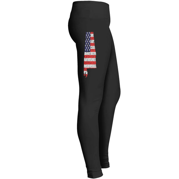 Alabama Patriot Flag Tshirt Leggings