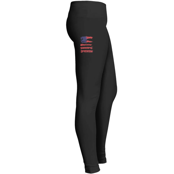 Usa Flag Patriot Labor Day T-shirt Leggings