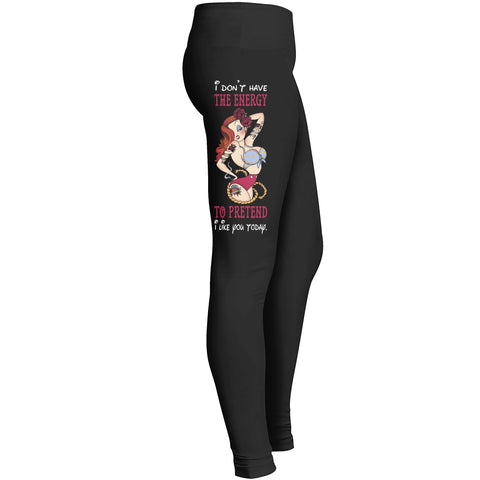I Dont Have Energy Ver 4 Leggings