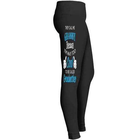 They Call Me Granny Because Im Cool Womens Leggings Black Leggings