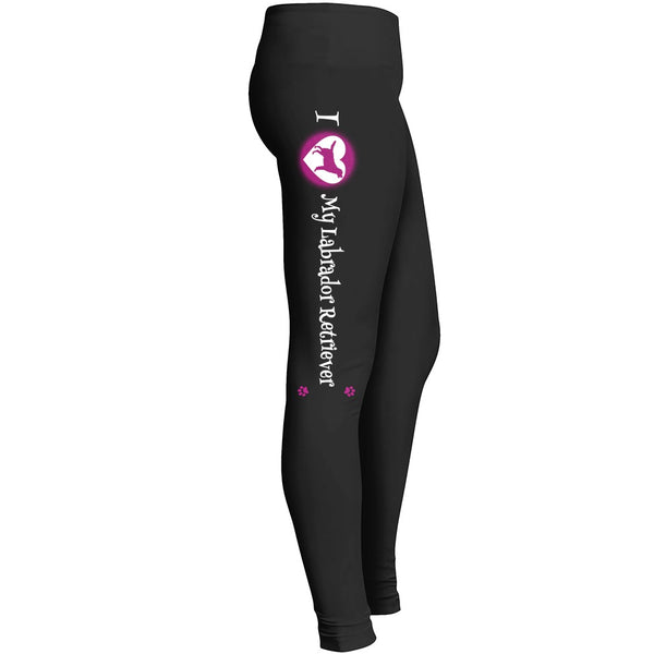 I Love My Labrador Retriever Leggings For Labrador Retriever Dog Lovers Leggings