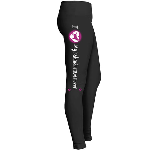 I Love My Labrador Retriever Leggings For Labrador Retriever Dog Lovers Leggings