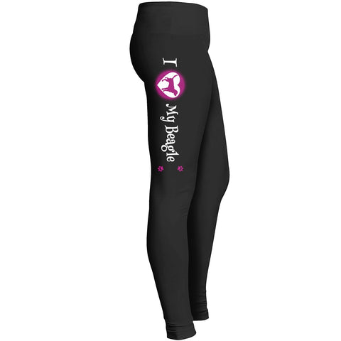 I Love My Beagle Leggings For Beagle Dog Lovers Leggings