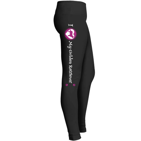 I Love My Golden Retriever Leggings For Golden Retriever Dog Lovers Leggings