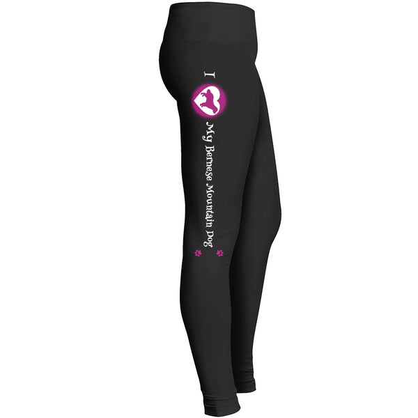 I Love My Bernese Mountain Dog Leggings For Bernese Mountain Dog Dog Lovers Leggings