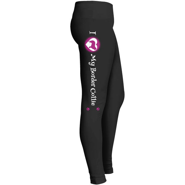 I Love My Border Collie Leggings For Border Collie Dog Lovers Leggings