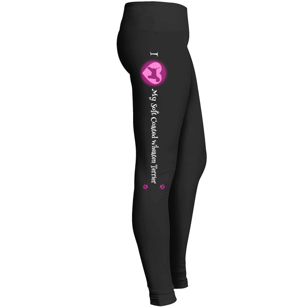 I Love My Soft Coated Wheaten Terrier Leggings For Soft Coated Wheaten Terrier Dog Lovers Leggings