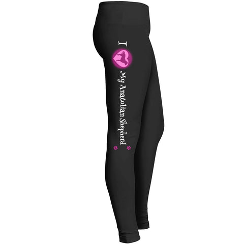 I Love My Anatolian Shepherd Leggings For Anatolian Shepherd Dog Lovers Leggings