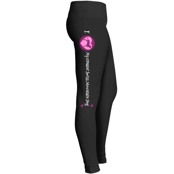 I Love My Greater Swiss Mountain Dog Leggings For Greater Swiss Mountain Dog Dog Lovers Leggings