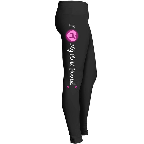 I Love My Plott Hound Leggings For Plott Hound Dog Lovers Leggings
