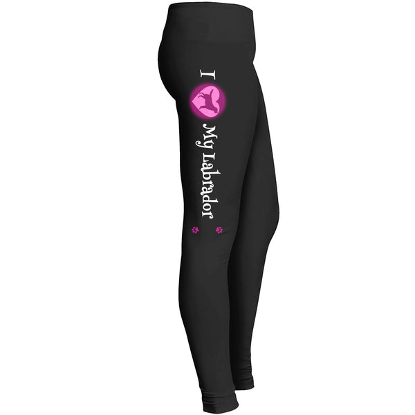 I Love My Labrador Leggings For Labrador Retriever Dog Lovers Leggings