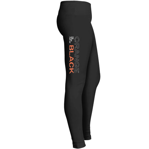 Orange Black Fans Leggings
