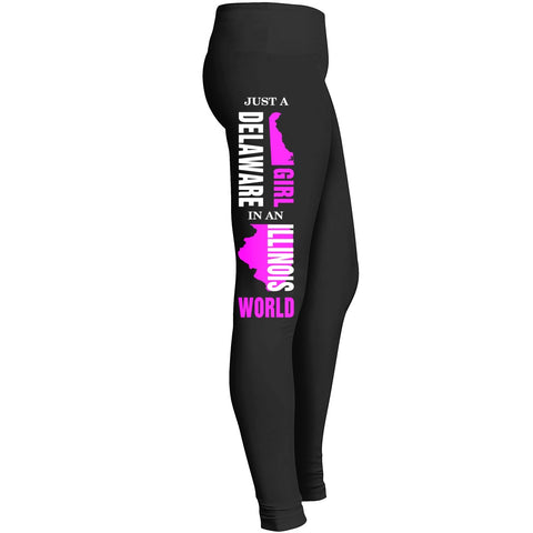 Delaware Girl Illinois Delaware Girl Illinois Legging 