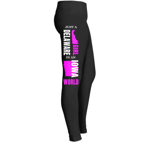 Delaware Girl Iowa Delaware Girl Iowa Legging 