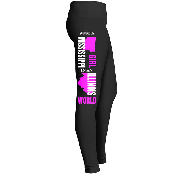 Mississippi Girl Illinois Mississippi Girl Illinois Legging 