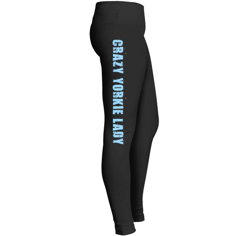 Crazy Yorkie Lady Leggings