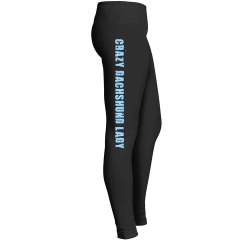 Crazy Dachshund Lady Leggings