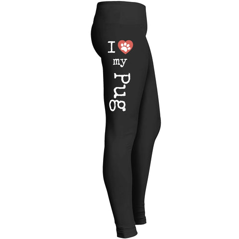 I Love My Pug Leggings