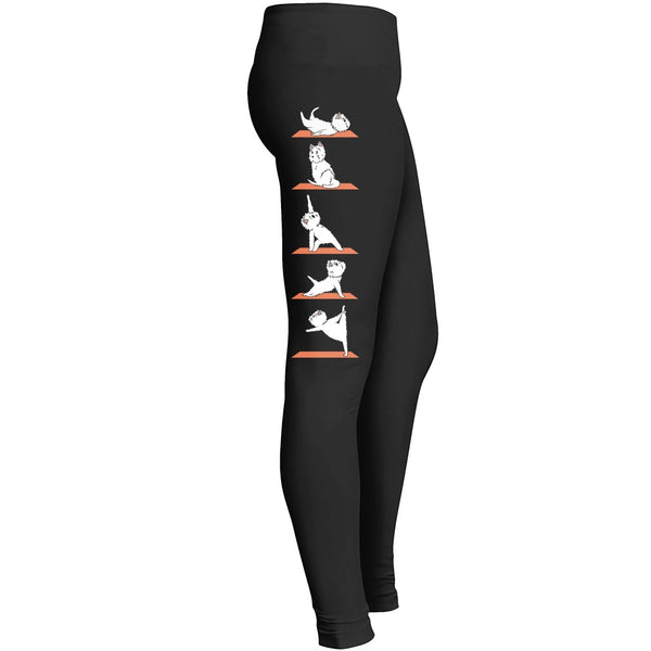 Westie Yoga Leggings Leggings